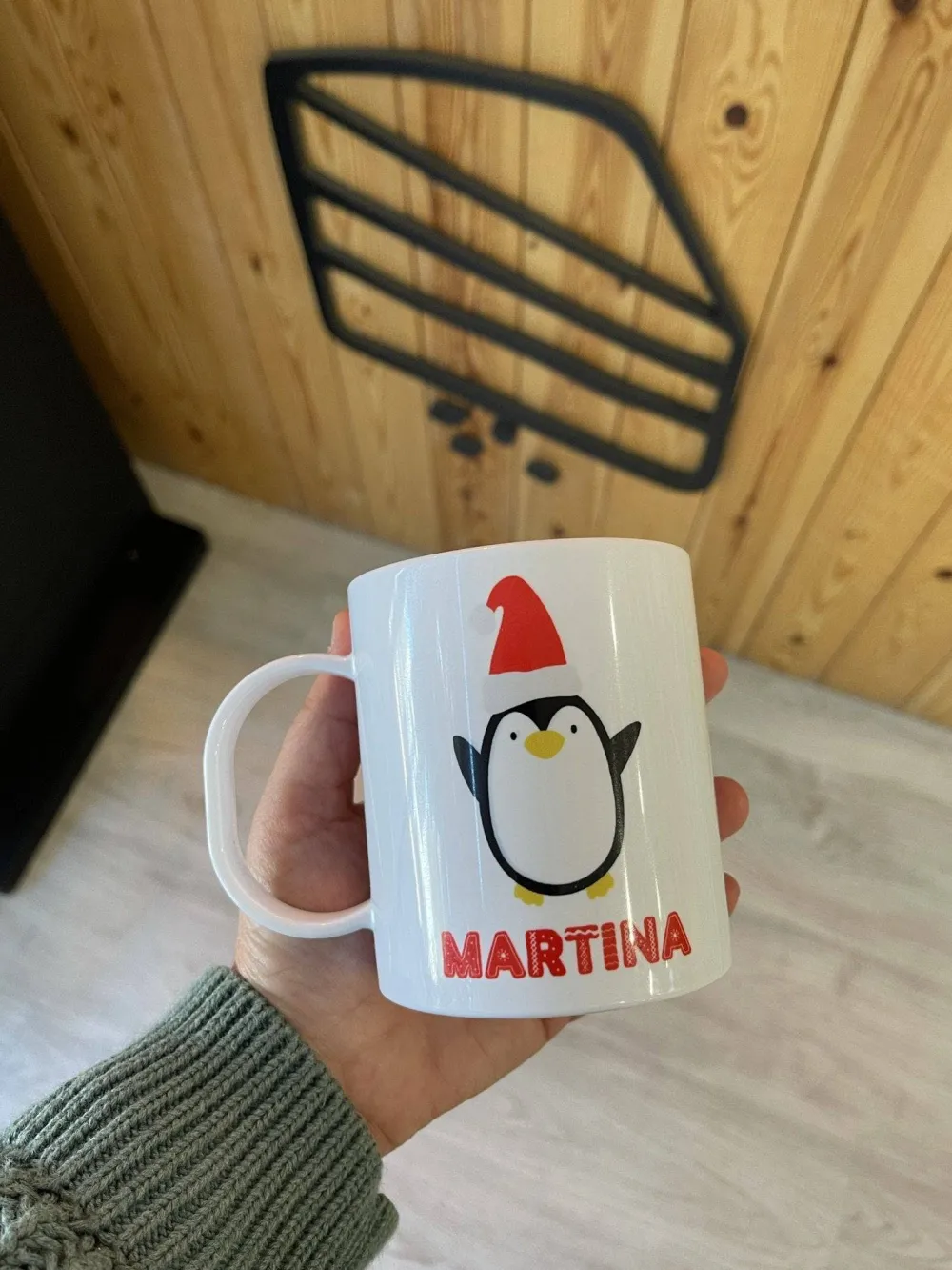 Bizcocho de Yogur Taza Infantil Navidad · Ballena y Pingüino* Tazas Infantiles