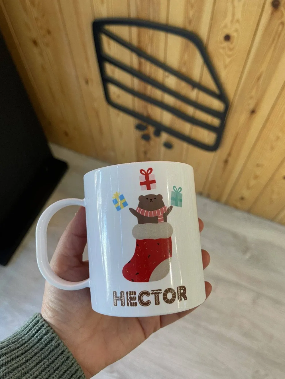 Bizcocho de Yogur Taza Infantil Navidad · Friends* Tazas Infantiles