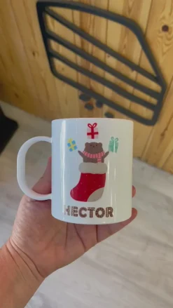 Bizcocho de Yogur Taza Infantil Navidad · Friends* Tazas Infantiles