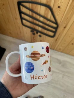 Bizcocho de Yogur Taza Infantil Planetas* Tazas Infantiles