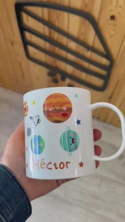 Bizcocho de Yogur Taza Infantil Planetas* Tazas Infantiles