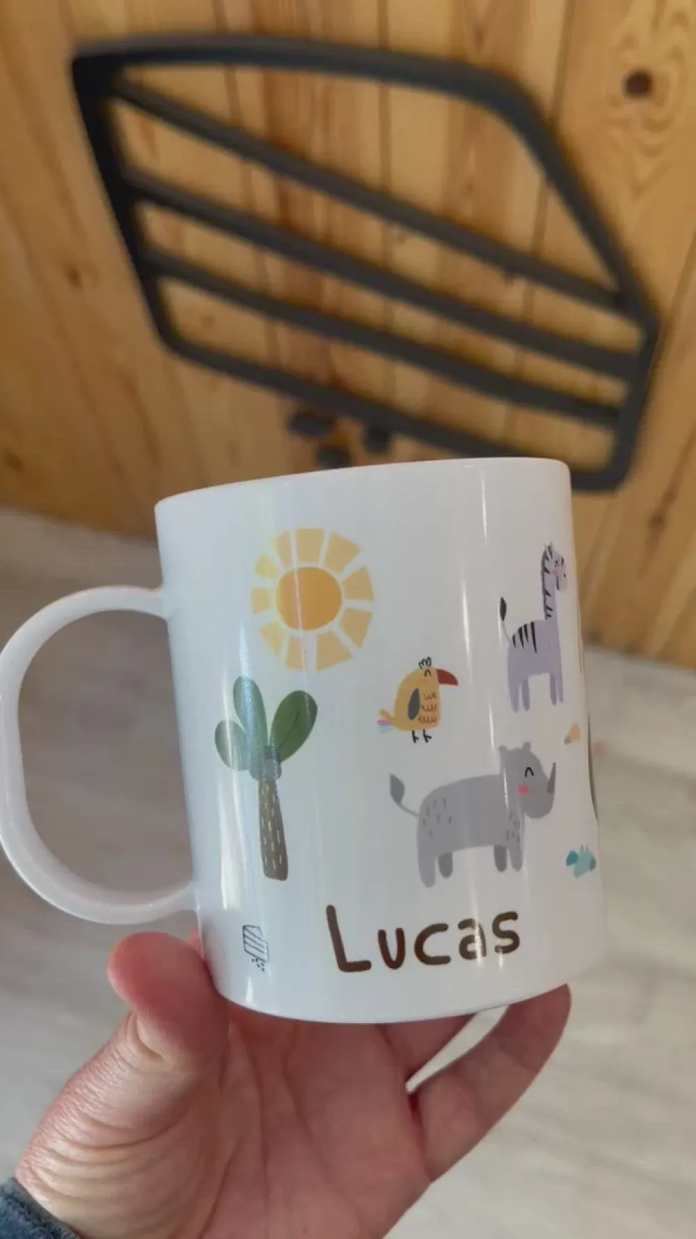 Bizcocho de Yogur Taza Infantil Safari* Tazas Infantiles