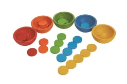 Plantoys Tazas Ordena y Cuenta*Niños Juguetes Waldorf|Juguetes Montessori