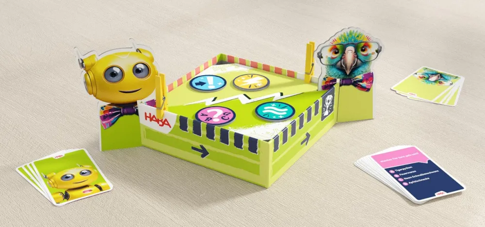HABA Team Quiz Challenge – Naturaleza vs. Tecnología ·*Niños Juegos Haba|Juegos De Mesa Competitivos