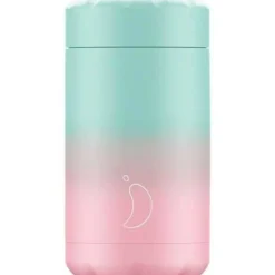 Chilly's Termo 500 ml · Gradient Pastel Menta & Rosa* Botellas Chilly'S
