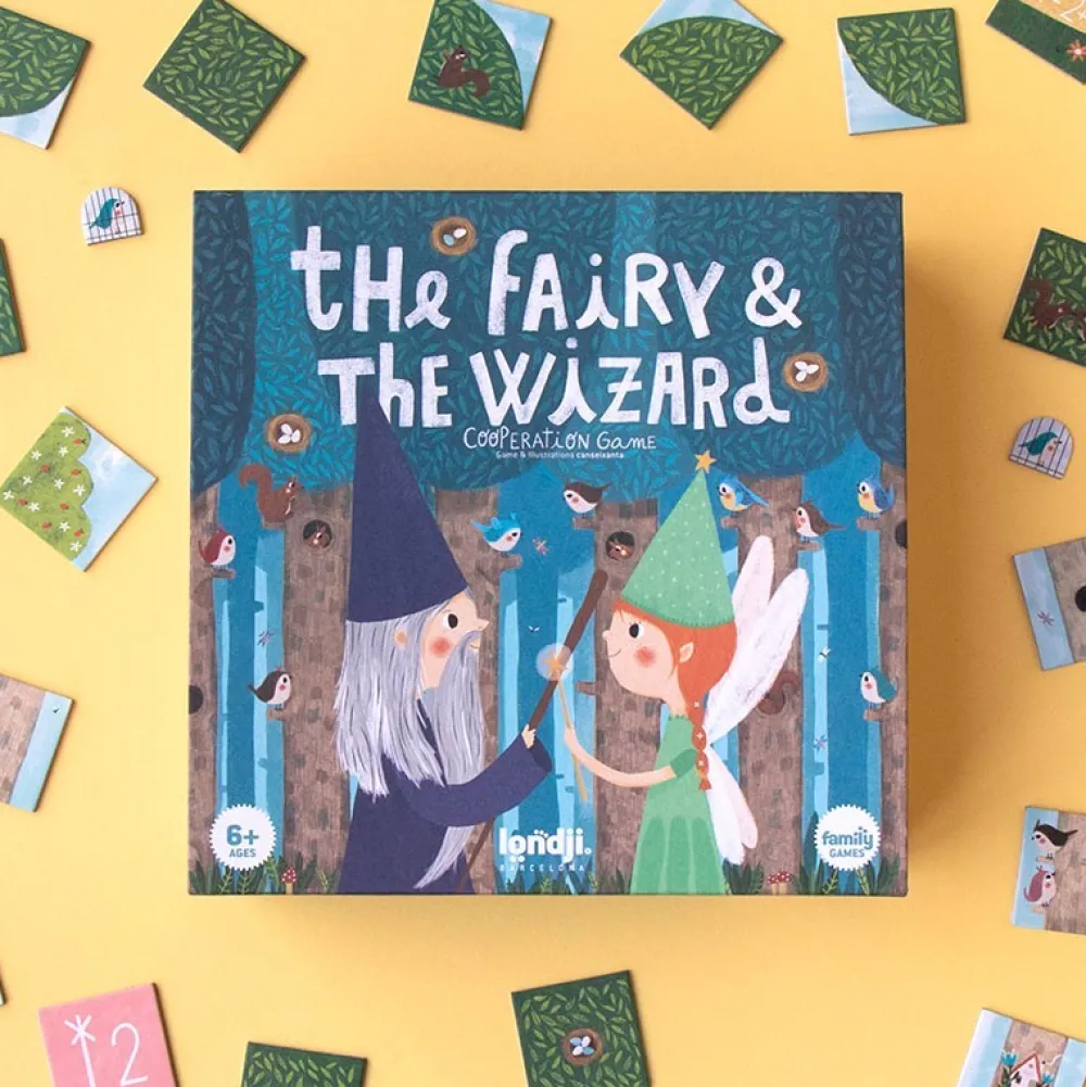 Londji The Fairy & the Wizard ·*Niños Juegos De Mesa Competitivos|Juegos De Tablero