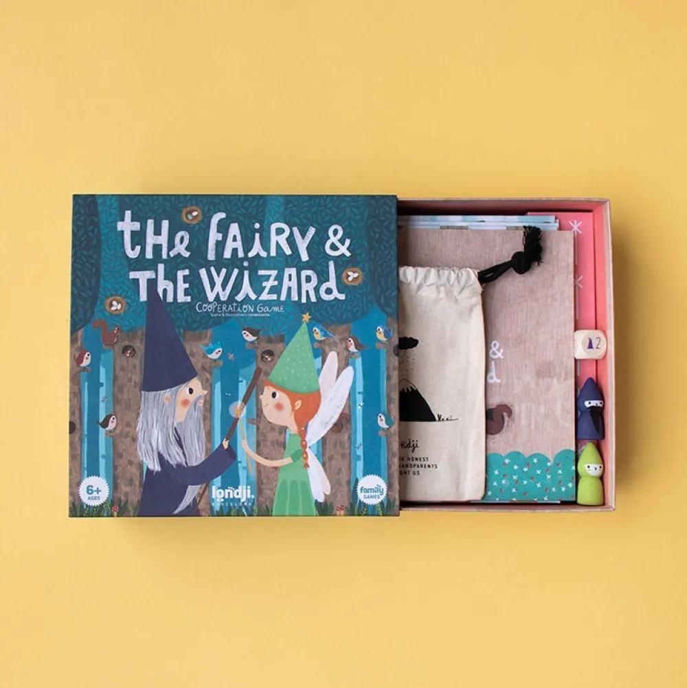 Londji The Fairy & the Wizard ·*Niños Juegos De Mesa Competitivos|Juegos De Tablero