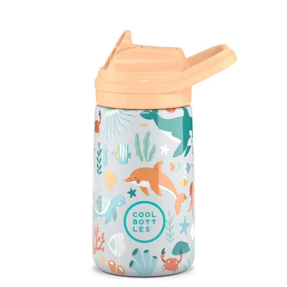 Cool Bottles The Kiddie Bottle - Underwater World 350ml ·* Botellas De Agua Termo|Botellas De Agua Para El Cole·Botellas Termo