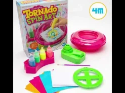 4M ThinkingKits - Tornado Spin Art ·*Niños Kit De Manualidades
