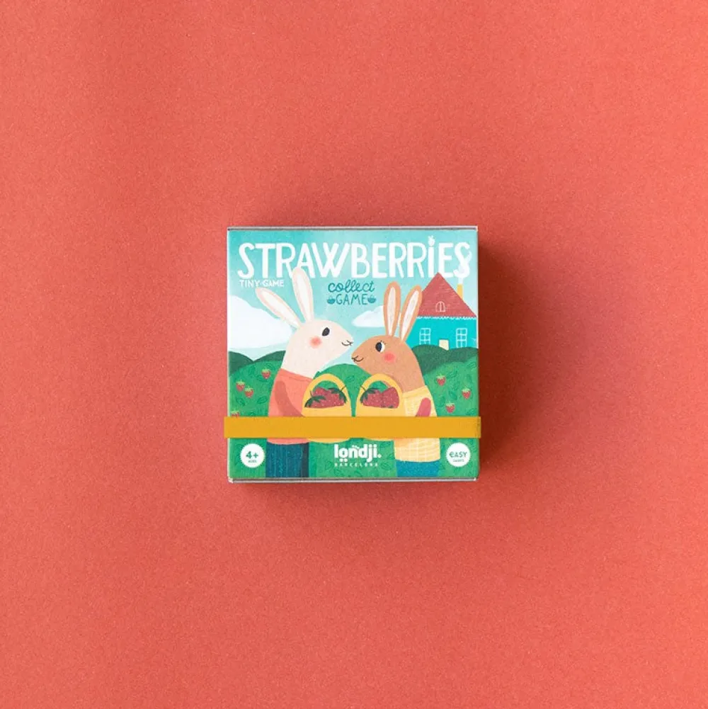 Londji Tiny Game - Strawberries ·*Niños Juegos De Mesa Cooperativos|Juegos De Tablero