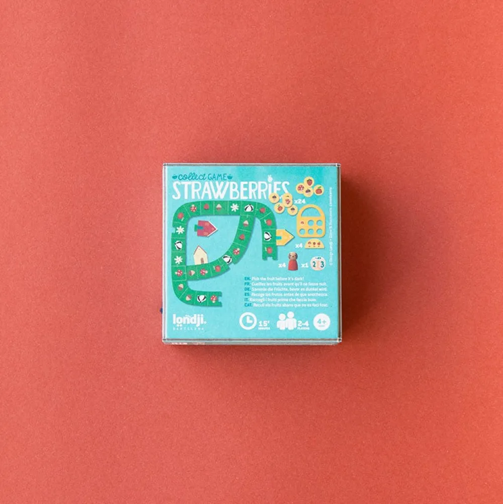 Londji Tiny Game - Strawberries ·*Niños Juegos De Mesa Cooperativos|Juegos De Tablero