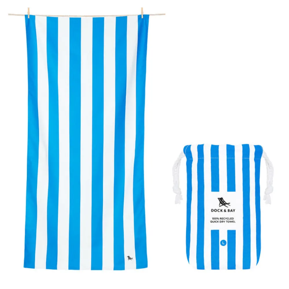 Dock u0026 Bay Toalla Cabana Azul · XL* Toallas De Playa Para Adultos