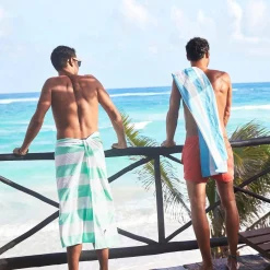 Dock u0026 Bay Toalla Cabana Azul Pastel · XL* Toallas De Playa Para Adultos