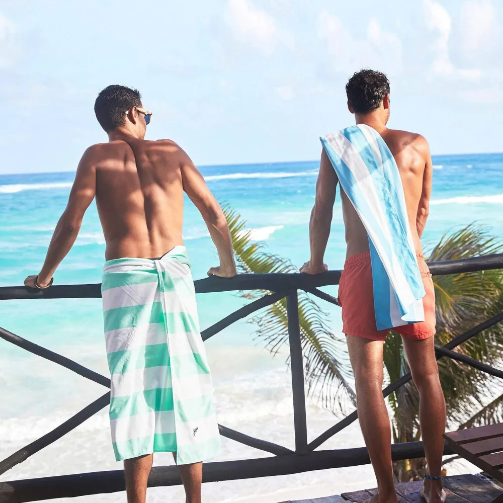Dock u0026 Bay Toalla Cabana Azul Pastel · XL* Toallas De Playa Para Adultos