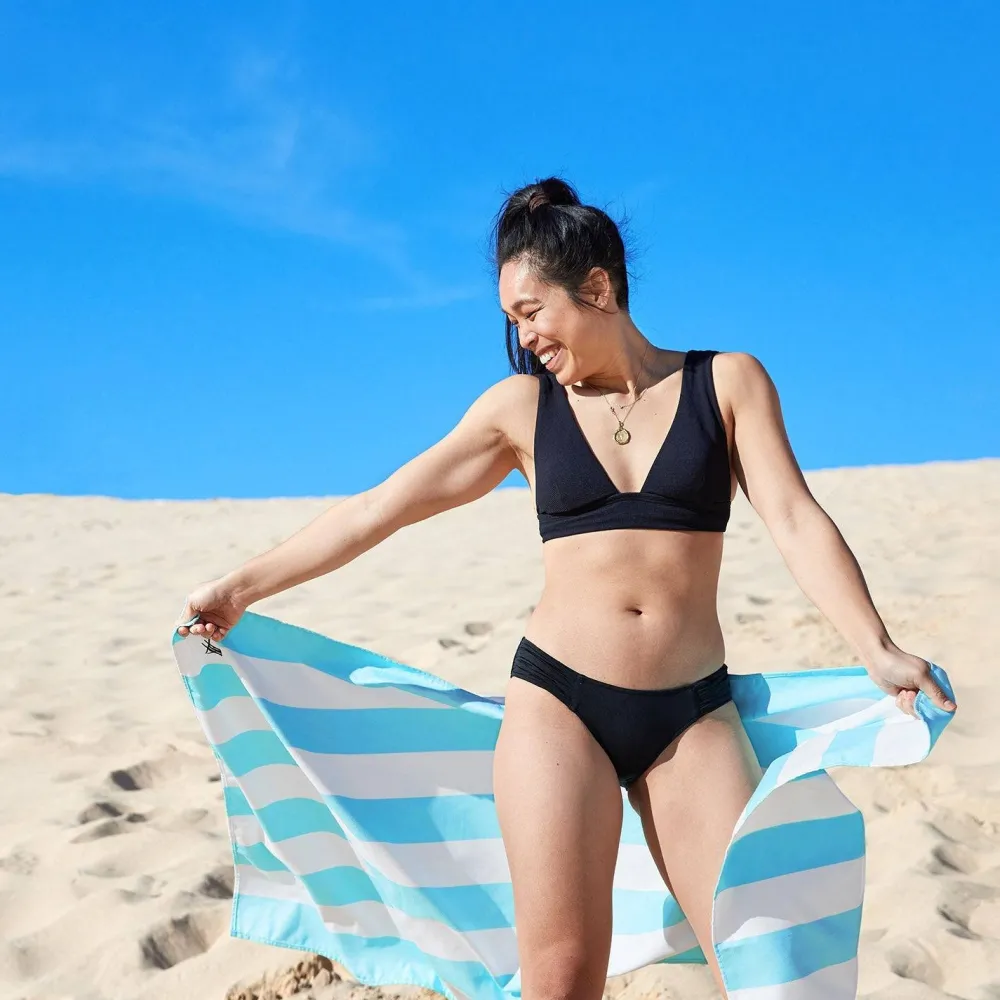 Dock u0026 Bay Toalla Cabana Azul Pastel · XL* Toallas De Playa Para Adultos