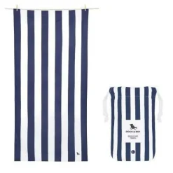 Dock u0026 Bay Toalla Cabana Navy · L*Niños Toallas De Playa Para Adultos|Toalla De Niños Para Playa