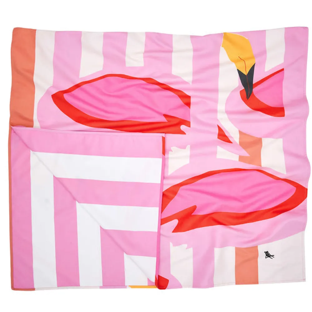 Dock u0026 Bay Toalla Kids Flamingos · L*Niños Toallas De Playa Para Adultos|Toalla De Niños Para Playa
