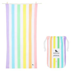 Dock u0026 Bay Toalla Summer Rainbow Pastel · L*Niños Toallas De Playa Para Adultos|Toalla De Niños Para Playa