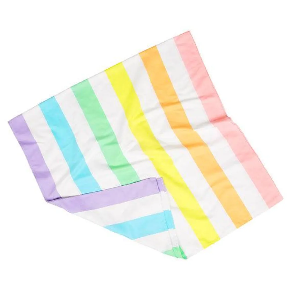 Dock u0026 Bay Toalla Summer Rainbow Pastel · L*Niños Toallas De Playa Para Adultos|Toalla De Niños Para Playa
