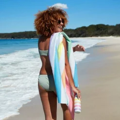 Dock u0026 Bay Toalla Summer Rainbow Pastel · L*Niños Toallas De Playa Para Adultos|Toalla De Niños Para Playa