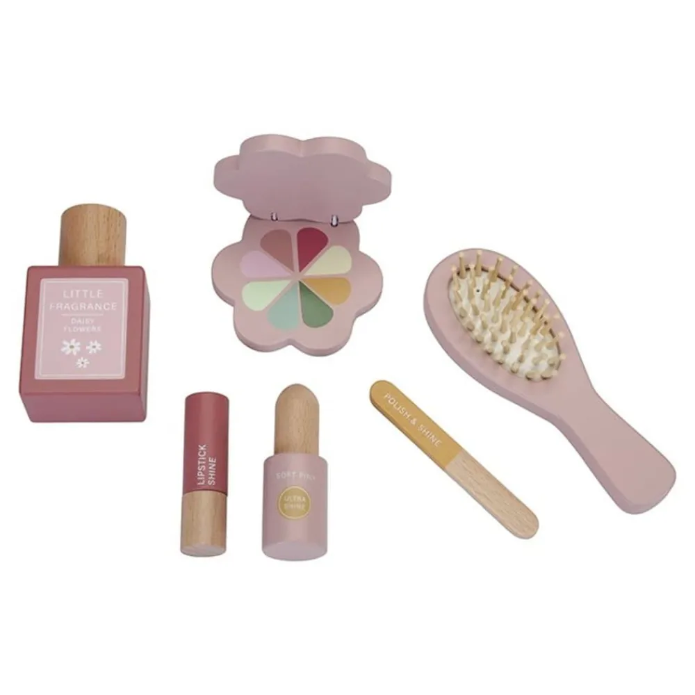 Little Dutch Tocador con Set de Maquillaje ·*Niños Juguetes Waldorf|Juguetes Montessori