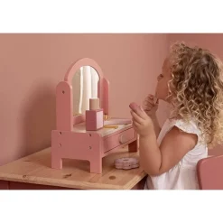 Little Dutch Tocador con Set de Maquillaje ·*Niños Juguetes Waldorf|Juguetes Montessori