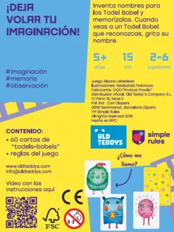 OTC Todels Bobels -*Niños Juegos De Mesa Competitivos|Juegos De Mesa Cooperativos