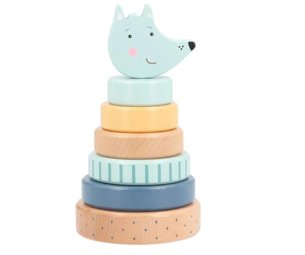 Tutete Torre apilable Wolf ·*Niños Juguetes Apilables