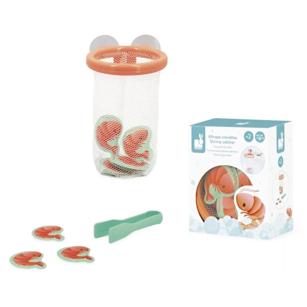 Janod Trampa para pescar gambas ·*Niños Juguetes De Baño|Juguetes Y Juegos Motricidad Fina