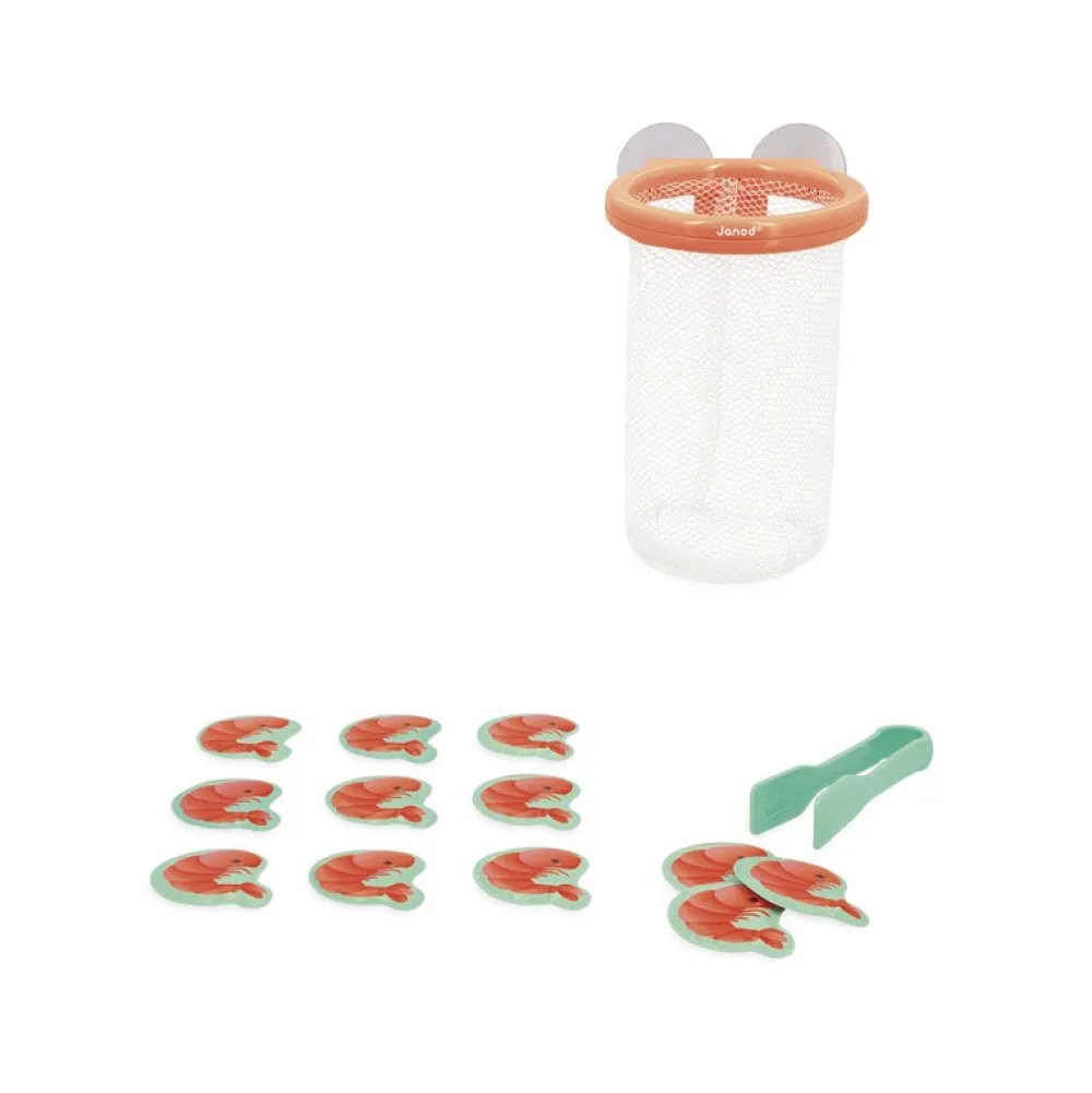 Janod Trampa para pescar gambas ·*Niños Juguetes De Baño|Juguetes Y Juegos Motricidad Fina