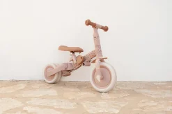 Little Dutch Triciclo con barra Rosa Flores ·*Niños Triciclos Sin Pedales