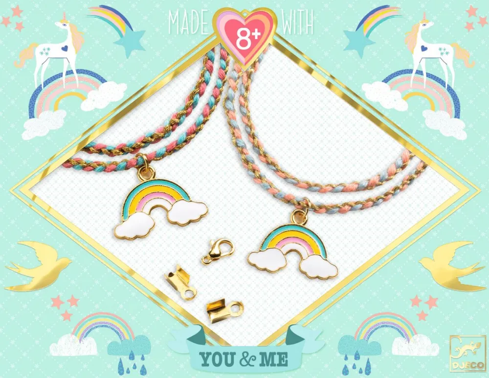 Djeco Tu & yo - Arco Iris ·*Niños Kit De Manualidades|Juguetes Y Juegos Motricidad Fina