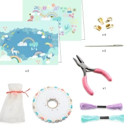 Djeco Tu & yo - Arco Iris ·*Niños Kit De Manualidades|Juguetes Y Juegos Motricidad Fina