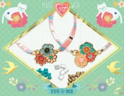 Djeco Tu & yo - Flores ·*Niños Kit De Manualidades|Juguetes Y Juegos Motricidad Fina