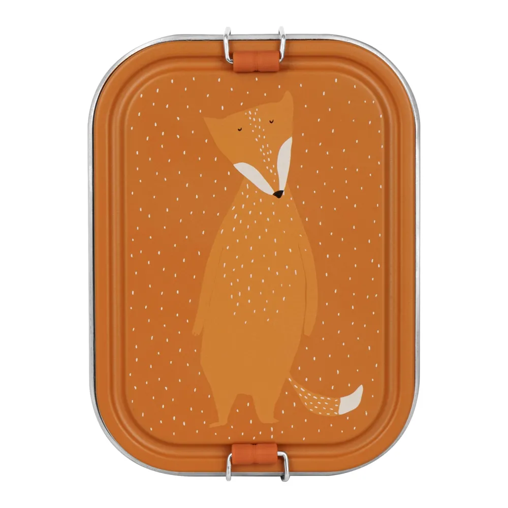 Trixie Tupper acero grande · Mr. Fox* Cajas De Almuerzo Infantil·Con Compartimentos