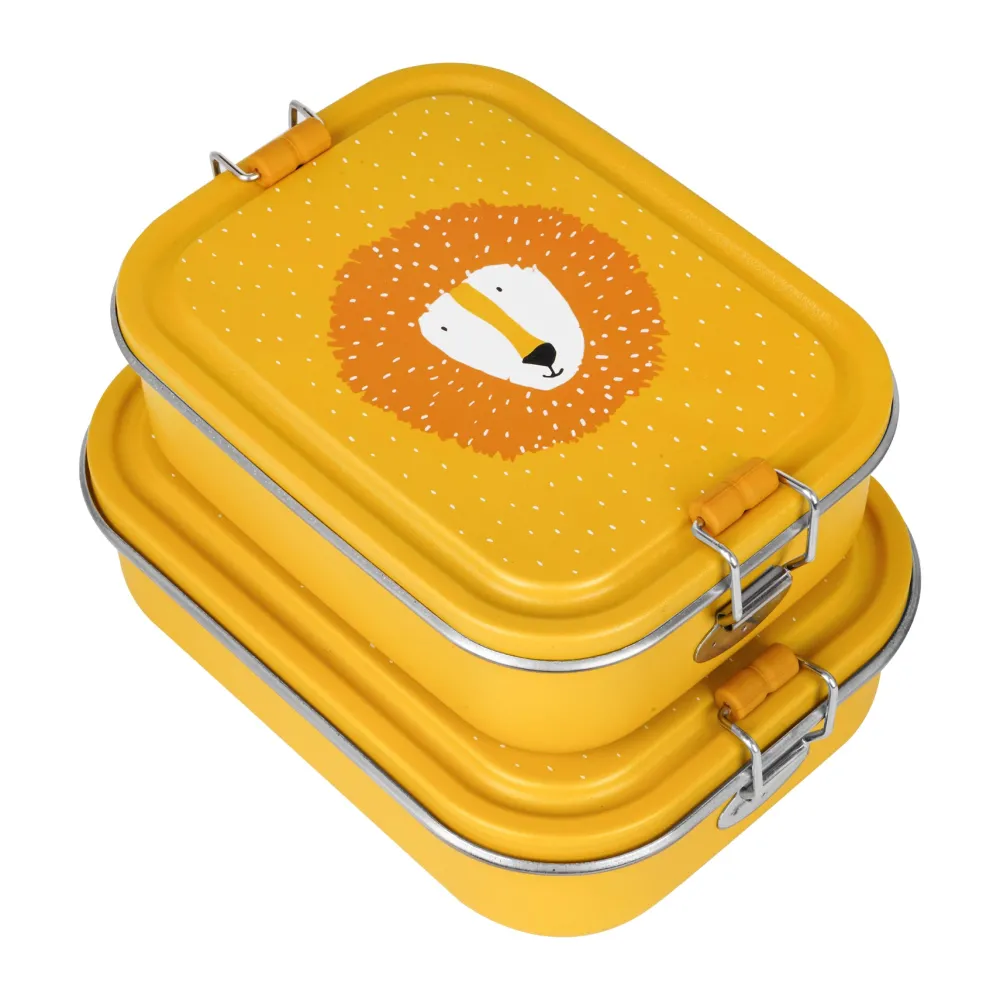 Trixie Tupper acero grande · Mr. Lion* Cajas De Almuerzo Infantil·Con Compartimentos