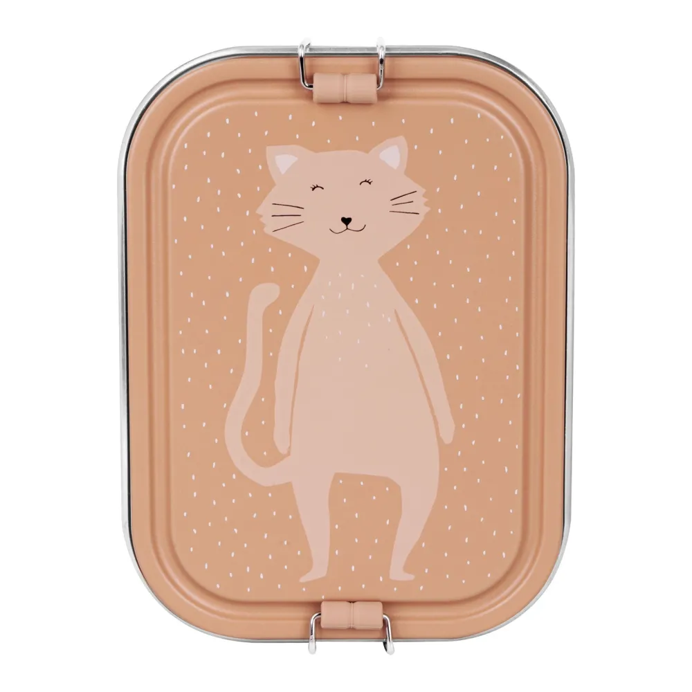 Trixie Tupper acero grande · Mr. Cat* Cajas De Almuerzo Infantil·Con Compartimentos
