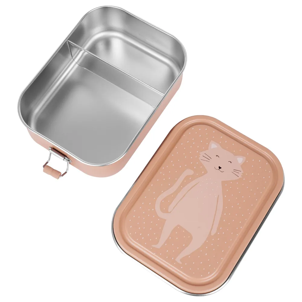 Trixie Tupper acero grande · Mr. Cat* Cajas De Almuerzo Infantil·Con Compartimentos