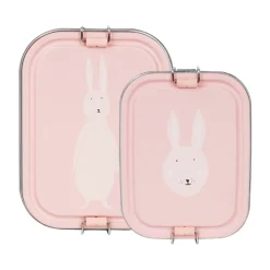 Trixie Tupper acero grande · Mrs. Rabbit* Cajas De Almuerzo Infantil·Con Compartimentos