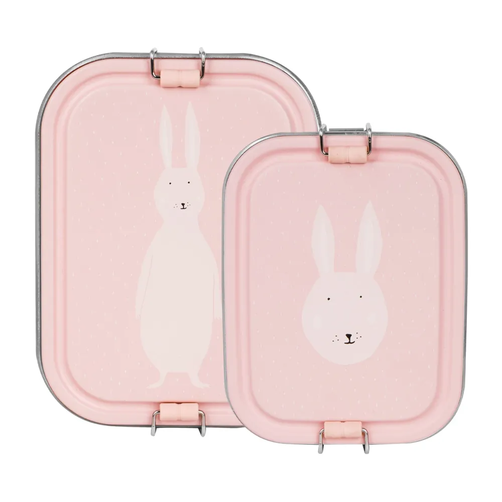 Trixie Tupper acero grande · Mrs. Rabbit* Cajas De Almuerzo Infantil·Con Compartimentos