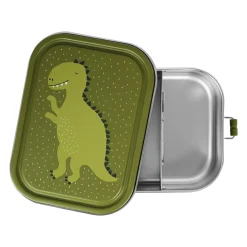 Trixie Tupper acero grande · Mr. Dino* Cajas De Almuerzo Infantil·Con Compartimentos