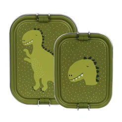 Trixie Tupper acero grande · Mr. Dino* Cajas De Almuerzo Infantil·Con Compartimentos