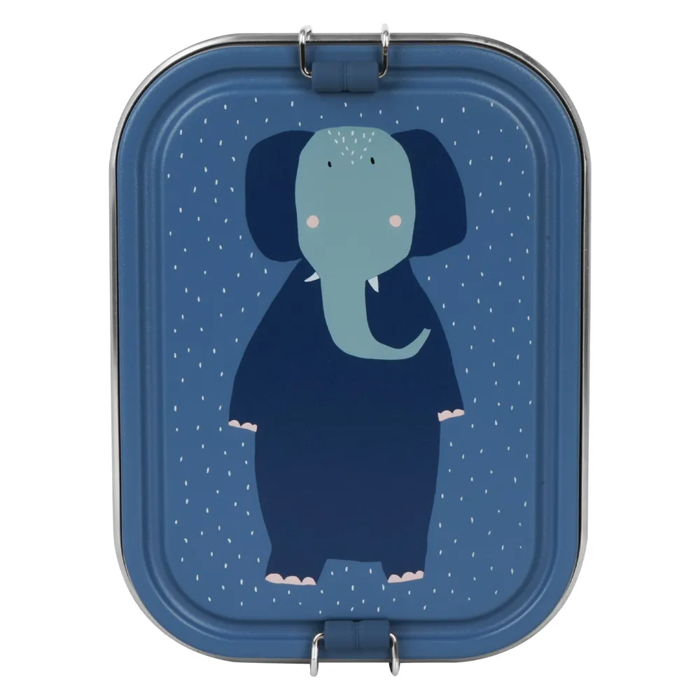 Trixie Tupper acero grande · Mrs. Elephant* Cajas De Almuerzo Infantil·Con Compartimentos