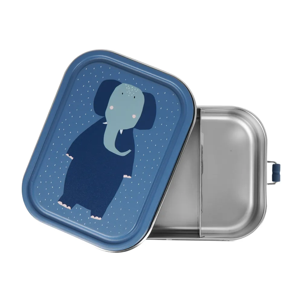 Trixie Tupper acero grande · Mrs. Elephant* Cajas De Almuerzo Infantil·Con Compartimentos
