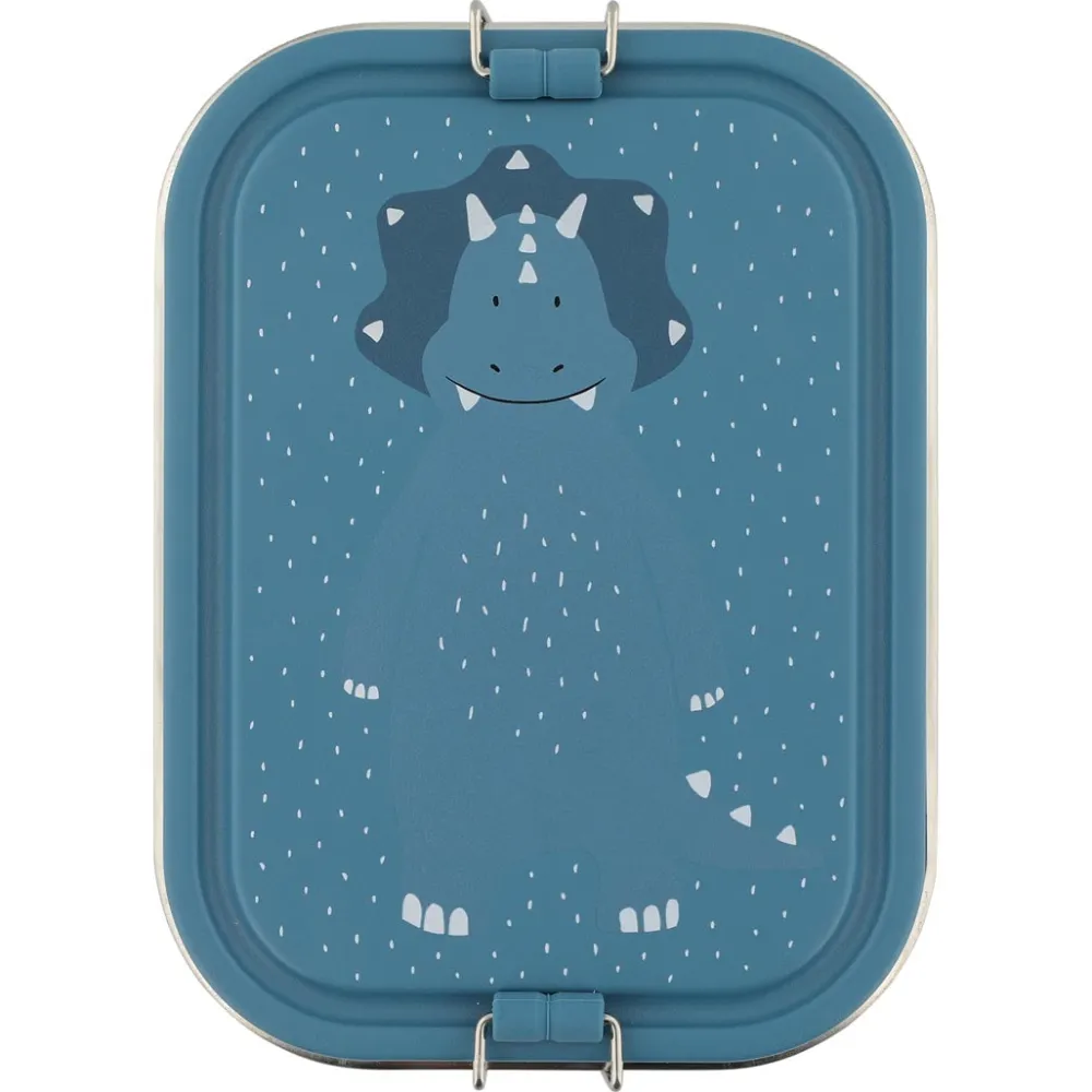 Trixie Tupper acero grande · Mr. Triceratops* Cajas De Almuerzo Infantil·Con Compartimentos