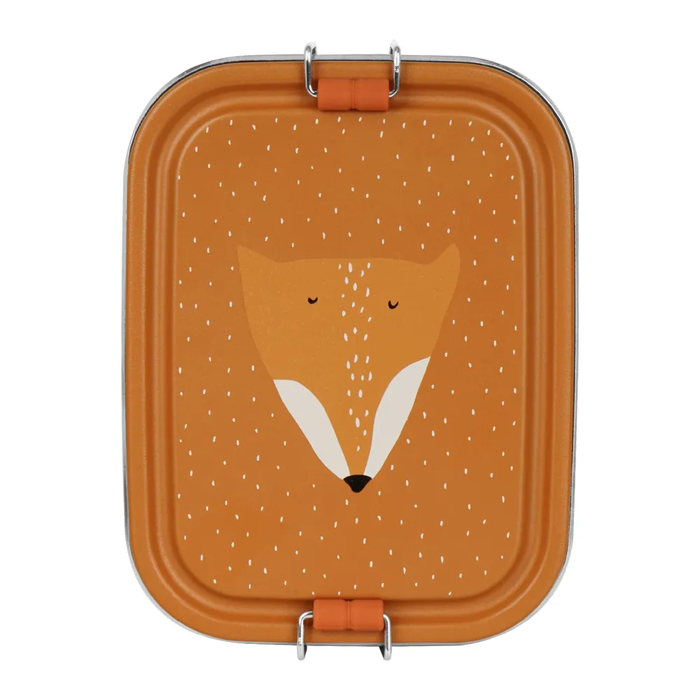 Trixie Tupper acero pequeño · Mr. Fox* Cajas De Almuerzo Infantil·Sin Compartimentos