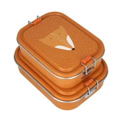Trixie Tupper acero pequeño · Mr. Fox* Cajas De Almuerzo Infantil·Sin Compartimentos