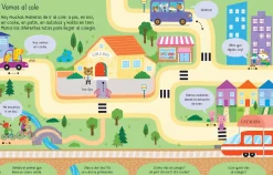 Usborne Un día en el Cole - Libro de pasatiempos*Niños Libros Pasatiempos Para Niños Y Niñas|Cuentos Para La Vuelta Al Cole
