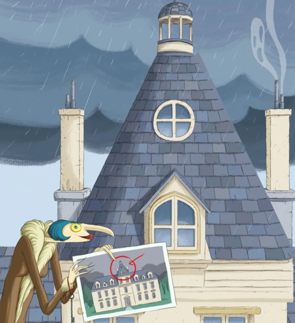 Flamboyant Una casa monstruosa*Niños Libros De Halloween Para Niños|Álbumes Ilustrados Infantiles