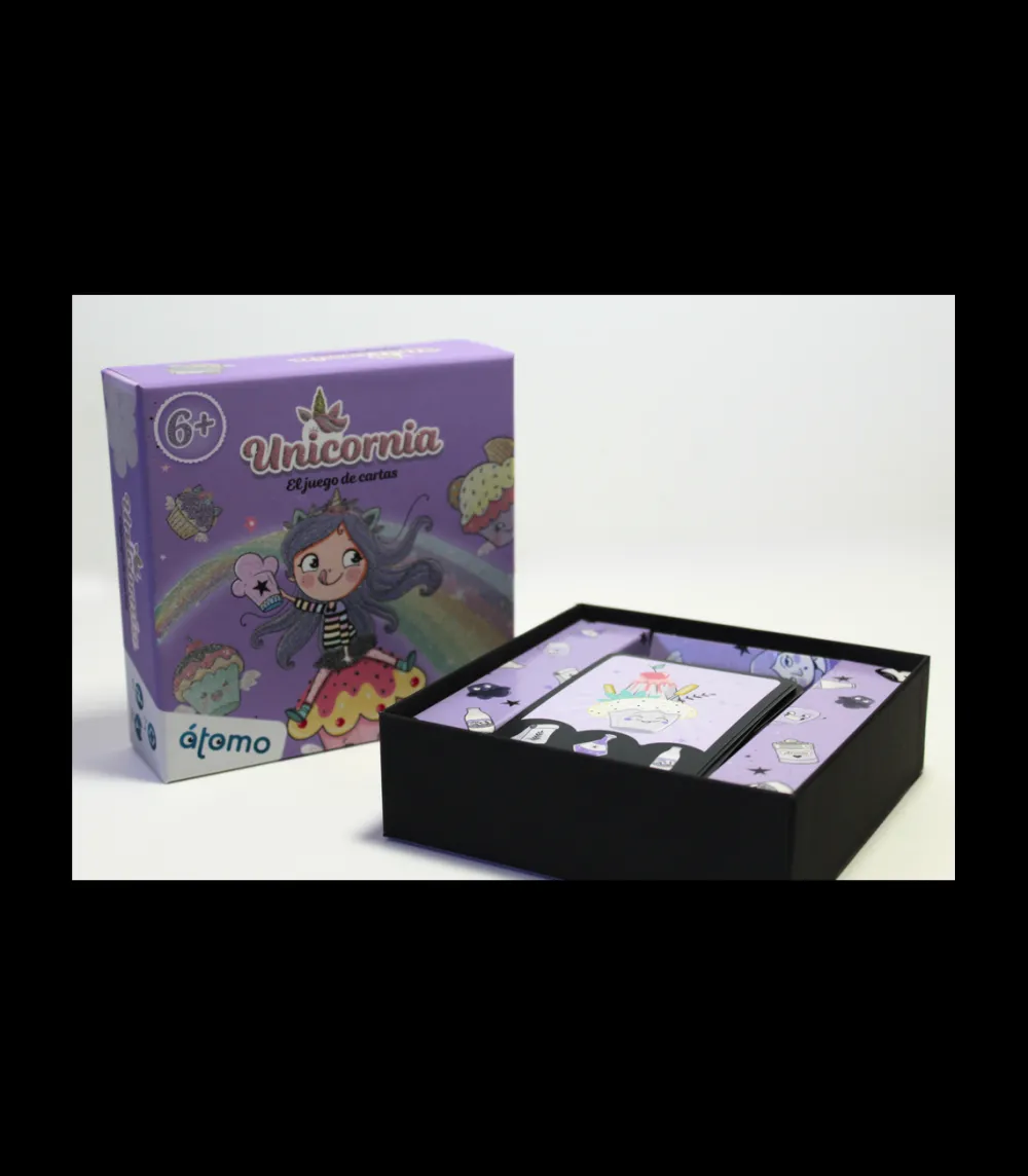 Átomo Games Unicornia Juego de Cartas*Niños Átomo Games|Juegos De Mesa De Viaje